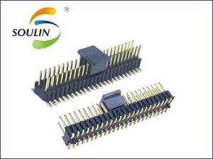 Buy cheap Gold Plating 2.0 Mm Pitch Header SMT 2 Row Pin Header 90 Degrees product