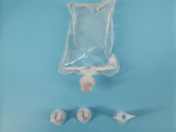 Quality Double Foldable Single Valve Break off Infusion Cap for Lvp PP Infusion Bottle 30mm Euro Cap with Two Head for sale