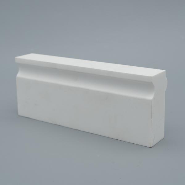 Hardness 9 Mohs White Alumina Oxide Ceramic Brick 3.60g/Cm3