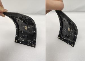 China SMD2121 Cylindrical Led Display Flexible Led Wall 128x64 Dots on sale