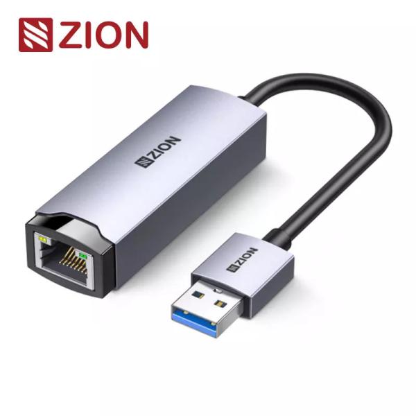 Quality USB3.0/RJ45 Gigabit Network Adapter Aluminum Shell High-Speed Durable USB To Ethernet Connectivity for sale