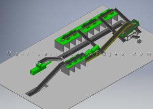 Turnkey 500KW 20hrs 6000m2 Solid Waste Processing Plant