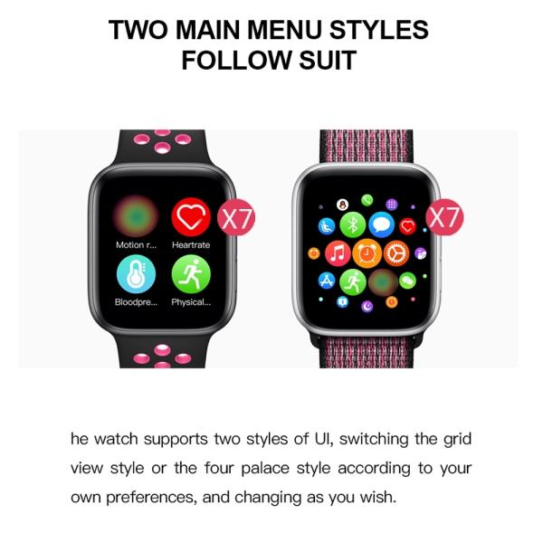 Square 1.54inch Full Touch Smartwatch For Making Receiving Calls
