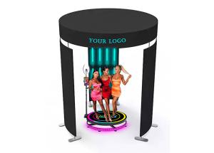 Economic Led Backdrop Screen Party Movable 360 Photo Booth Enclosure