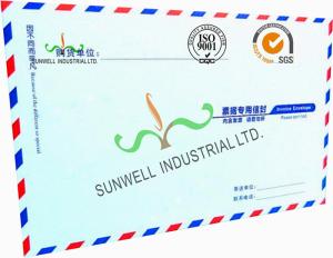 Buy cheap Offset Paper Custom Printed Business Return Envelopes With Multi Color Edge product