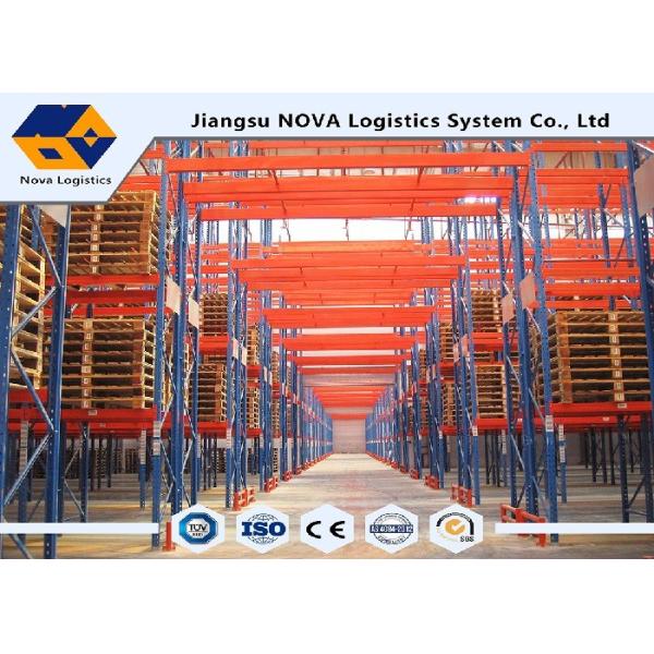 Durable CE Customized Industrial Pallet Racking System , Easy Assembly Steel Heavy Duty Shelving