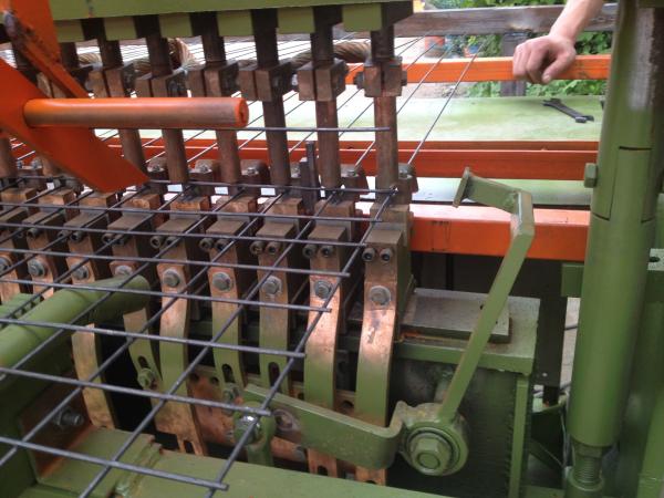 Quality JQ-HWJ3-6 Fence Mesh Welding Machine 380V 6mm 12mm Mesh Length for sale