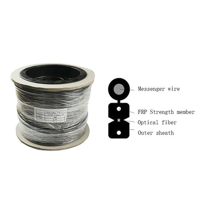 FTTH Outdoor Pre Connectorized Drop Cable Patch Cord SC / APC OS2 LSZH 150M