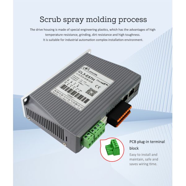 Lichuan DC Closed Loop Stepper Motor Drivers Kit 0.48N.m 2 Phase Nema17 DC24V～48V 1.2A 1000PPR
