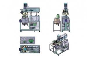 China Three Phase Toothpaste Manufacturing Equipment With Hydraulic Lifting Function on sale