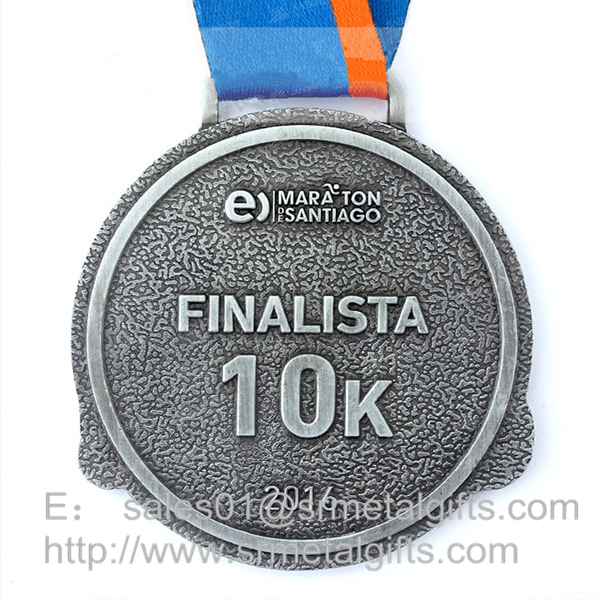 Metal Challenge finisher Medal with ribbon