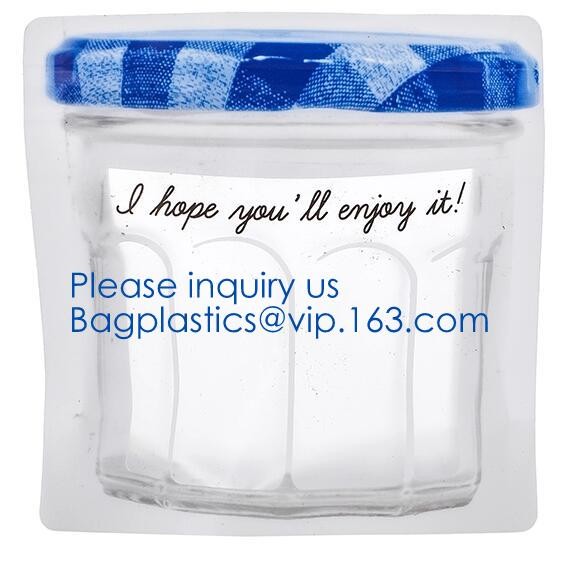 Transparent bopp/opp square block bottom bags with side gusset,Bopp Block Square Bottom Bag,Clear Square Bottom Bags,Can