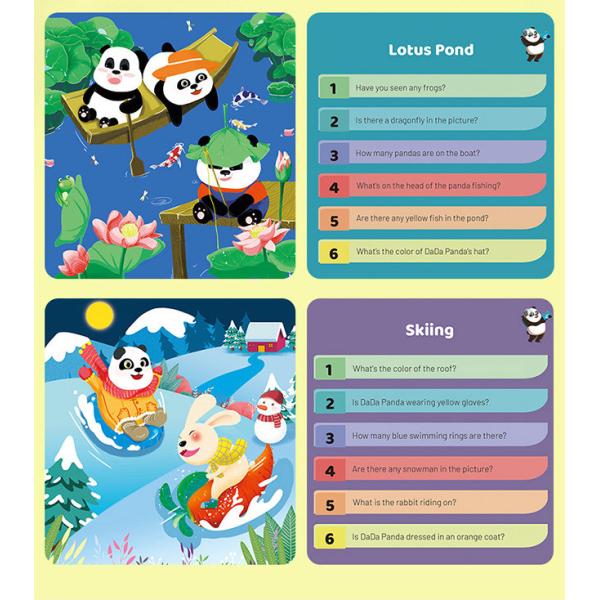 20 Double Sided Cards Brain Train Smart Games Ask And Answer Enrich Understading