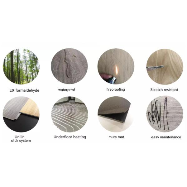 5mm 6mm Rigid Core SPC Maple Burlywood Wood Grain GKBM DM-W40008