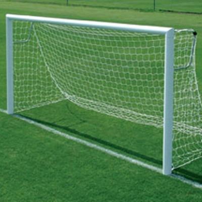 Quality PE PP Nylon Outdoor Sports Netting , Replacement Soccer Nets White Color for sale