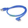 Buy cheap Micro USB 3.0 Connector Data Cable 90 Degree AM / MicroB USB3.0 Adapter Cord 1m from wholesalers