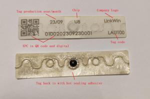 1KByte Laundry Tag with ISO14443A/ISO/IEC 18000-6C EPC Global Class 1 Gen 2 Protocol