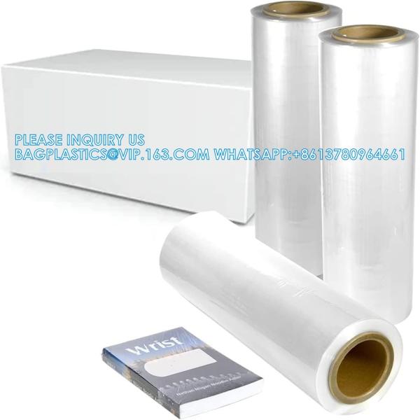 8" 75 Gauge Polyolefin Shrink Film Heat Wrap POF Centerfold 3500' Feet Heat Wrap POF Centerfold