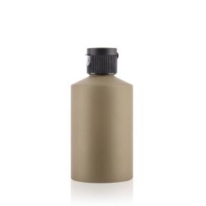 China Brown Plastic Cosmetic Bottles Sustainable 100ML Cosmetic PET Bottle on sale