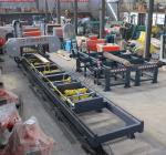 Full Automatic Horizontal Band Saw Mill Machine with log loading arm,hydraulic