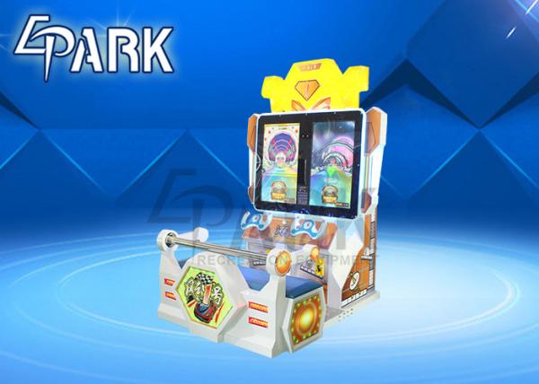 Quality Double Player Kids Race Car Game Machine For Shopping Center / Auto Show for sale