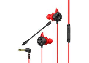 TPE Cable Wired Gaming Earphone 1.2m With Adjustable Microphone