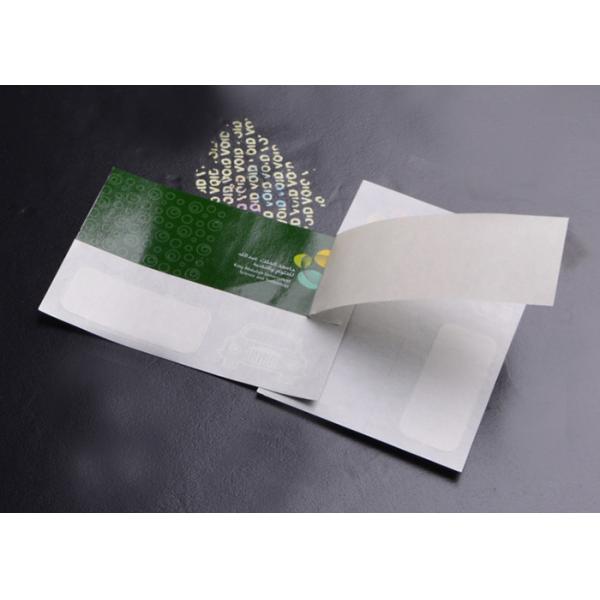 Customized warranty adhesive antifake peef off VOID sticker printing