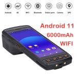Android 11 System Rfid Handheld Reader with Printer Wireless Rfid Reader 2D