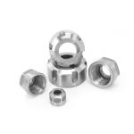 Metric CNC ER40 Collet Nut Er Nuts Machining Tools DIN Standard
