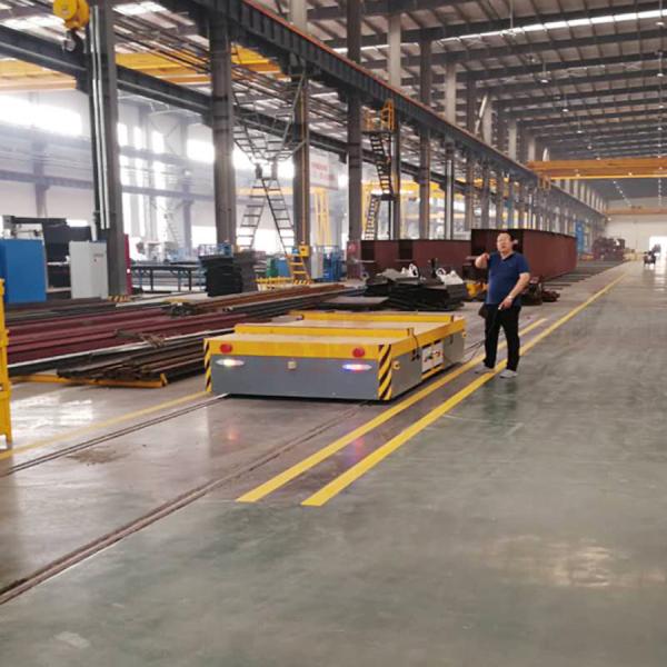 Quality 20 Tons Concrete Mould Rail Transfer Trolley Using In Painting Workshop ISO9001 for sale
