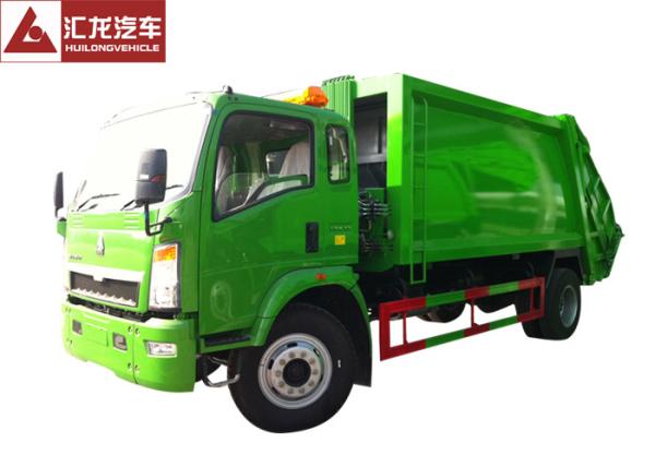 Quality 8500KGS 120HP Garbage Compactor Truck 1:3 Compressed Quotient High Reliability for sale