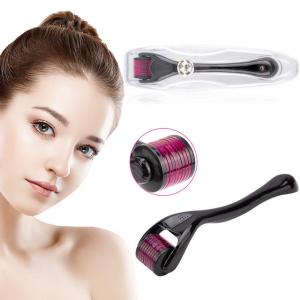 China Titanium 540 Microneedle Derma Roller , Ice Stamp Beard Derma Roller on sale