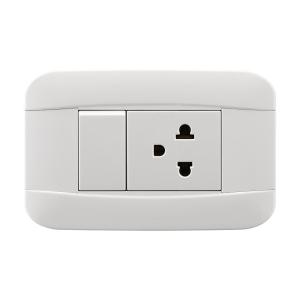 Buy cheap 1 Gang 1 Way Electric Switch Socket VT SERIES American Standard For Home product