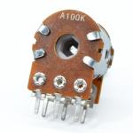 Spline Rotary Switch Potentiometer 500k With Switch Used By Walkie Talkie
