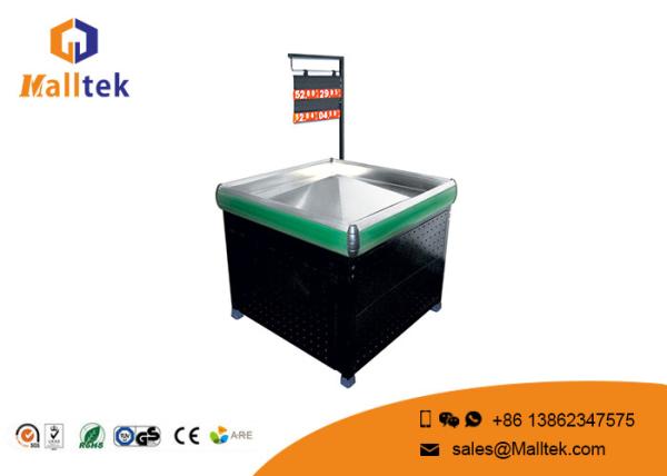 Quality Retail Store Supermarket Vegetable Display Rack Single Layer With SS Tube Frame for sale
