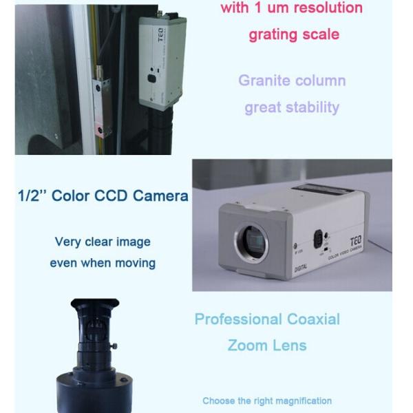 3D CNC Precision Video Measuring Machine With UP Probe Measurement