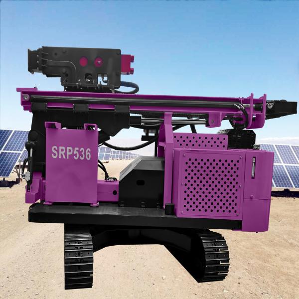 Highway Guardrail Piling Machinery with 6000 KG Capacity and 30m Drilling Depth