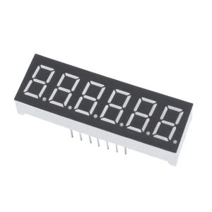 Buy cheap RGB 0.28in Common Anode Numeric LED Display 6 Digits 10mm Pixels product