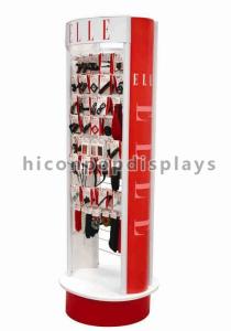 Flooring Hair Accessories Display Stands , Rotating Display Rack