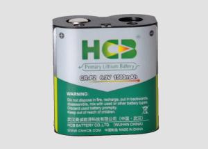 CR-P2 Lithium MnO2 Battery Excellent Safety Performance UN UL Certification Non Rechargeable