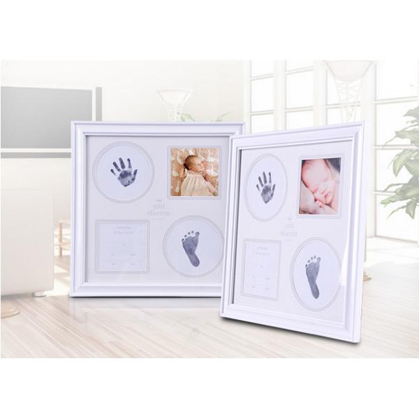 Eco Friendly Baby Hand and Footprint Photo Frame Ink Pad Kit For Newborn Baby