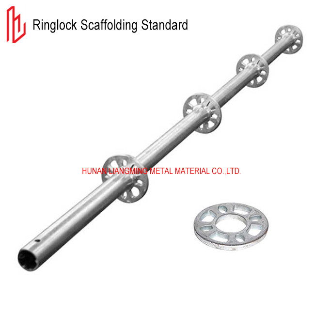 Buy cheap HDG Ringlock Scaffolding Vertical Q235 Q345 Ringlock Scaffolding Standard product