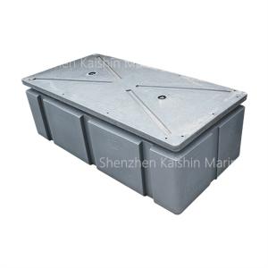 LLDPE Floatation Dock Floater With EPS Foam For Marine Structures Aluminum Alloy Floating Pontoon Yacht Boat Bridge
