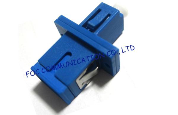 Quality Plastic Simplex Fiber Optic Adaptor LC - SC For Fiber Optic Telecom Networks for sale