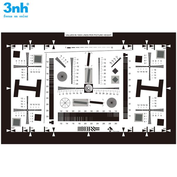 Quality 4000 Lines Iso 12233 CCTV Camera Resolution Test Chart MTF Target TV Line 8X 160x284.4cm for sale