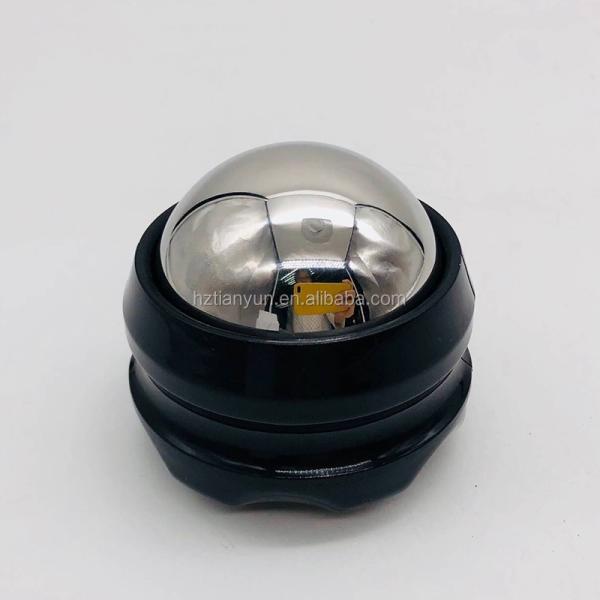 Freezing Hot Cold Ice Massage Roller Ball With Black Red White Oragne Base