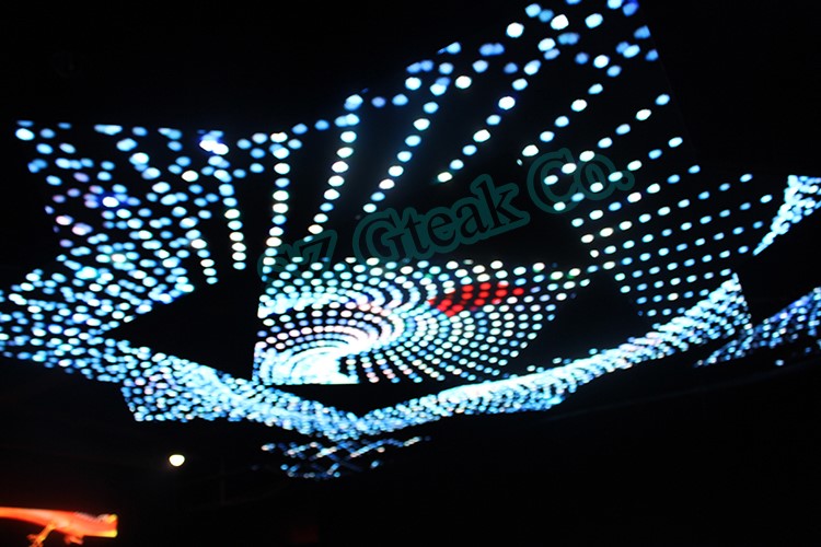 Customize matrix control Lighting Display Led Dj Table video booth for pub, party