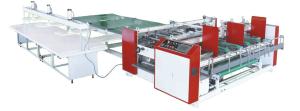 Buy cheap 90m / Min Semi Automatic Folder Gluer Two Pieces Joint Gluer product