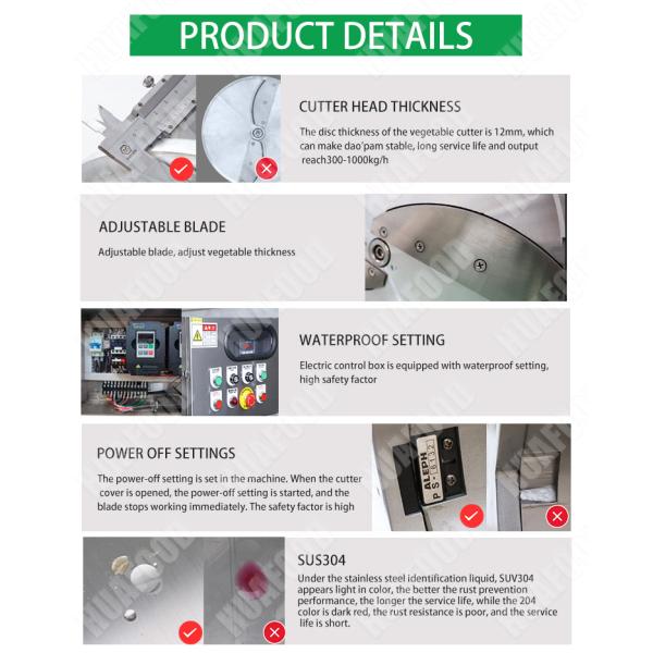 Fruit & vegetable processing cutting machines Root and leaf vegetable cabbage Lettuce Kale Lemon grass chopper cutting machine