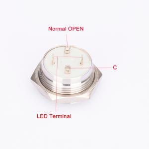 Buy cheap Ip67 Metal Ultra Body Push Button Switch Led Illuminated Waterproof For Industrial product
